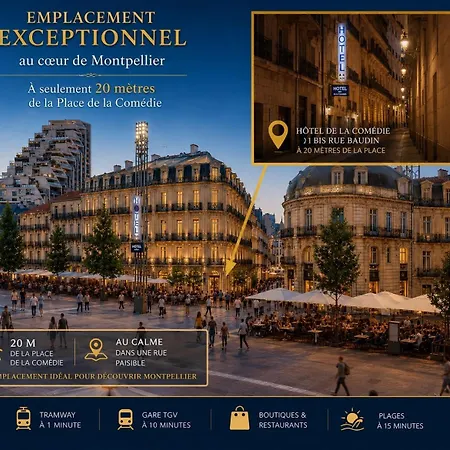 Hotel Comedie - Place De La Comedie Opera